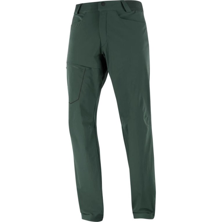 Calças Esportivas Salomon Wayfarer Masculino Verdes | PT D83592